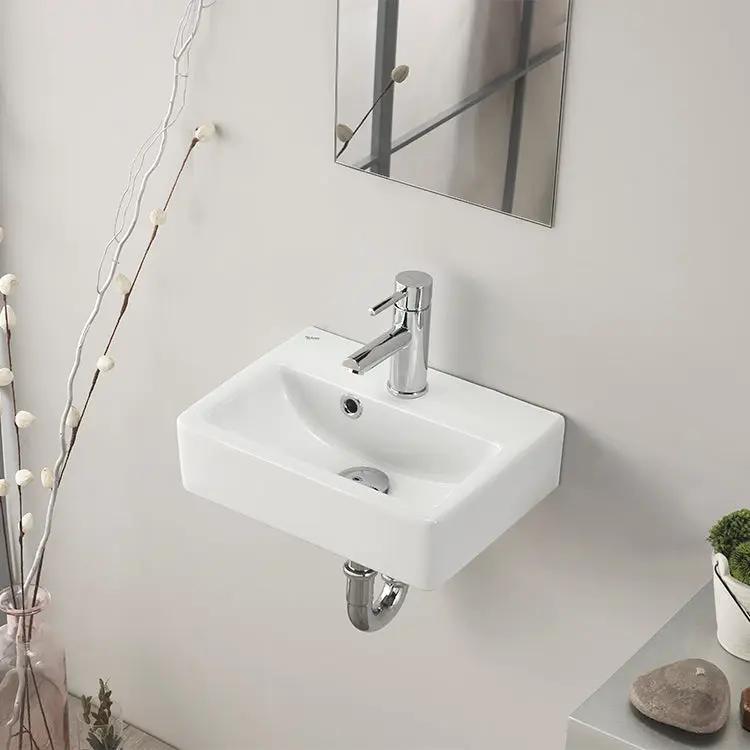 white bathroom sink