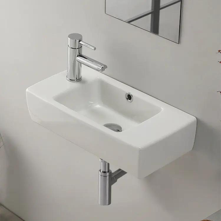 white bathroom sink