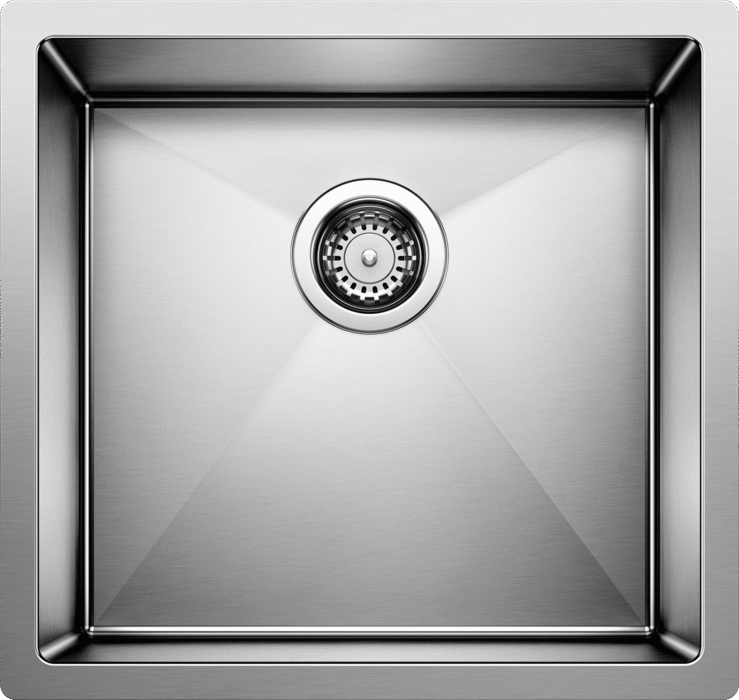 satin polish stainless steel sink