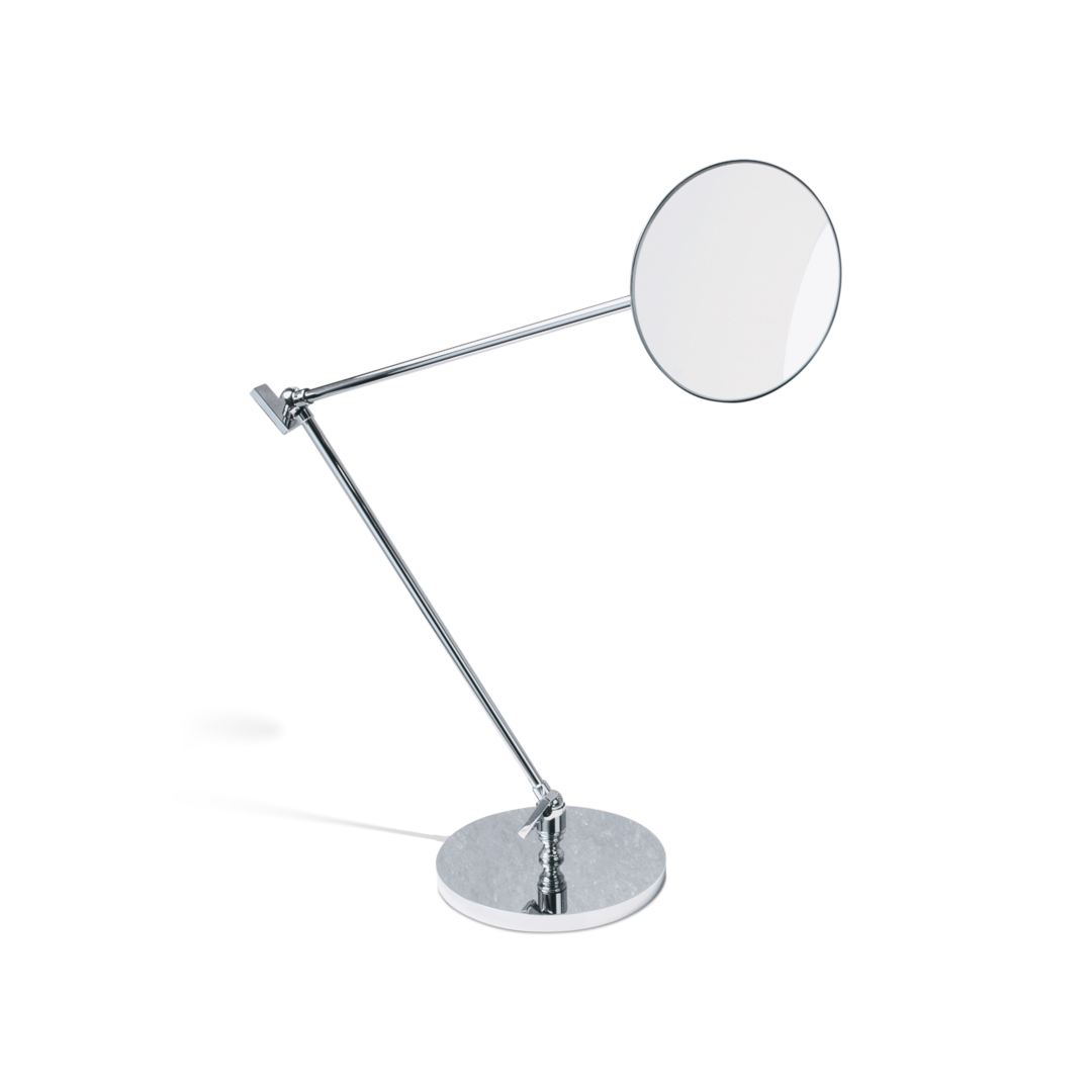 chrome cosmetic mirror