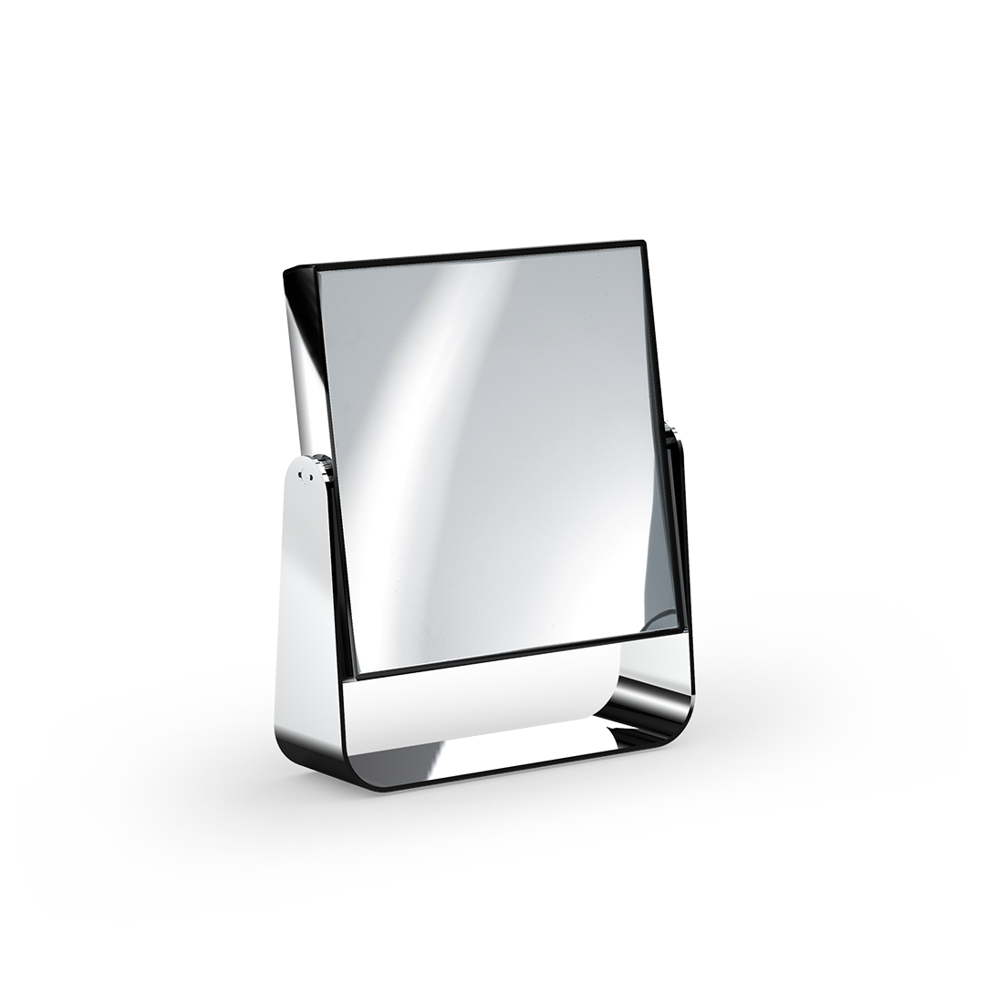 chrome cosmetic mirror