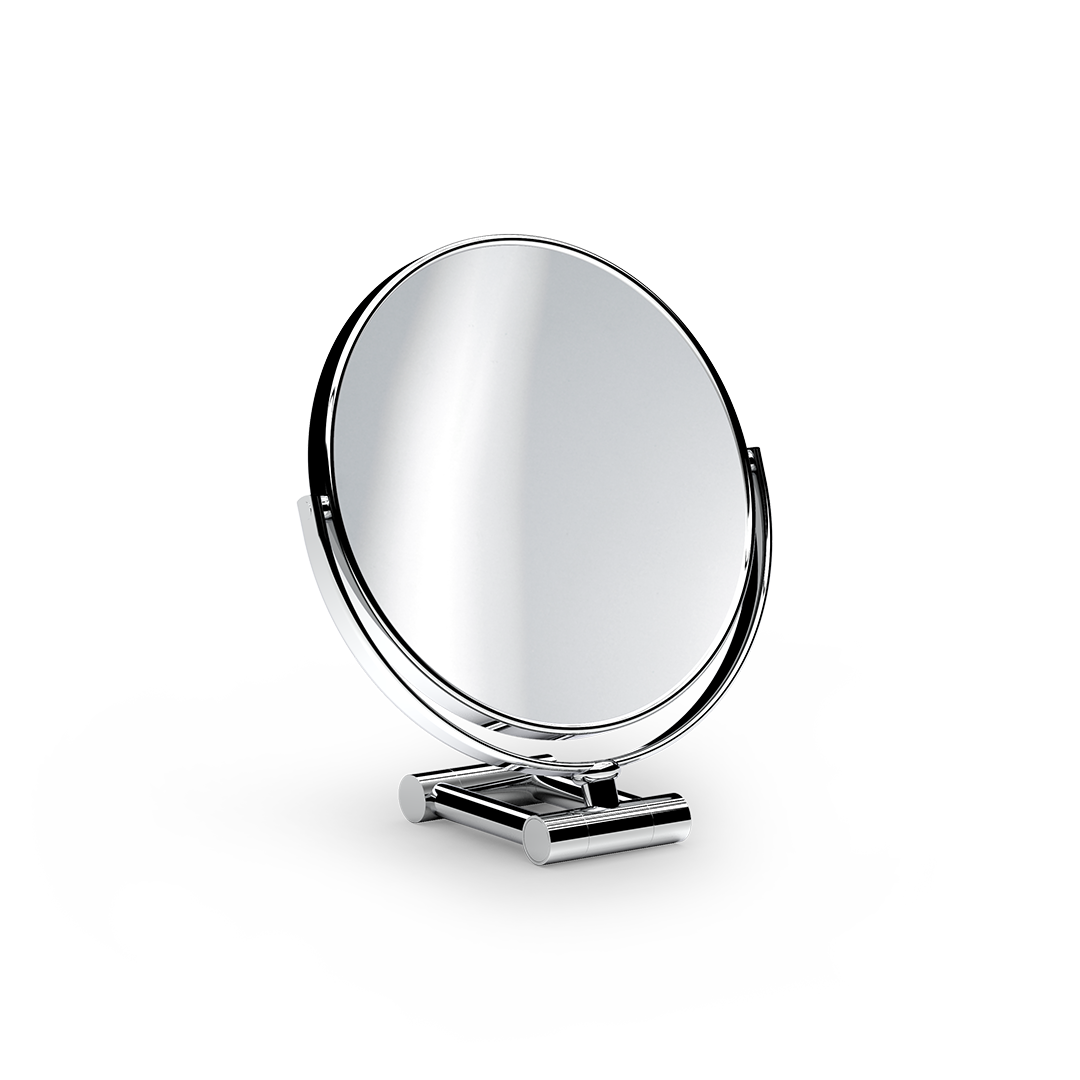 chrome cosmetic mirror