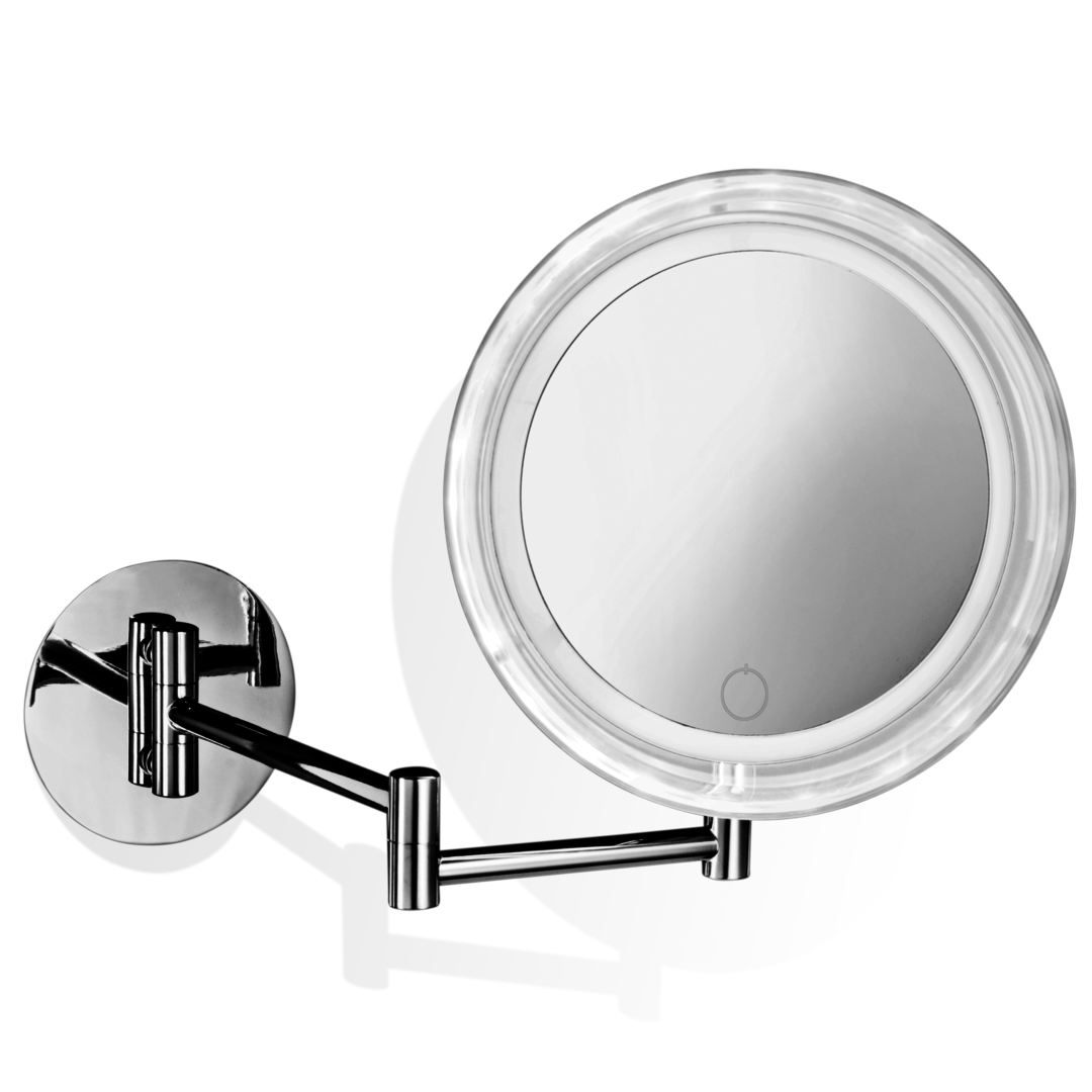 chrome led cosmetic mirror