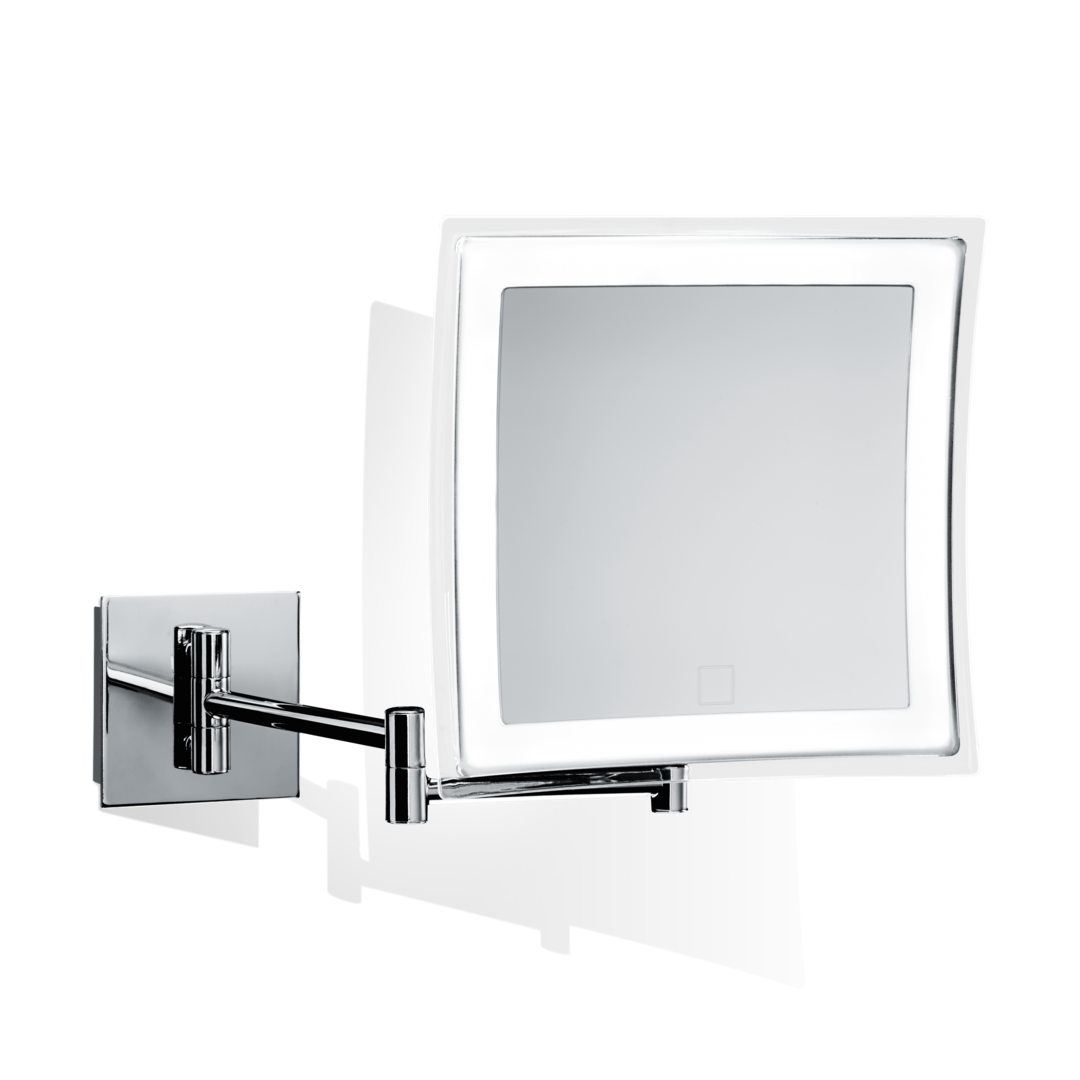 chrome led cosmetic mirror