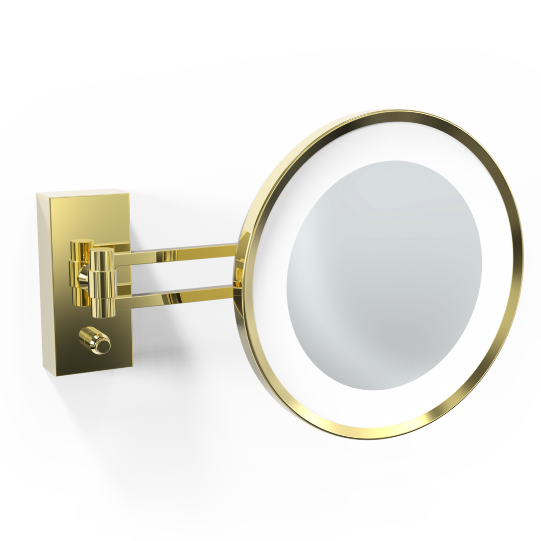 Decor Walther Corner LED Cosmetic Mirror Illuminated - 3x Magnification by Decor Walther