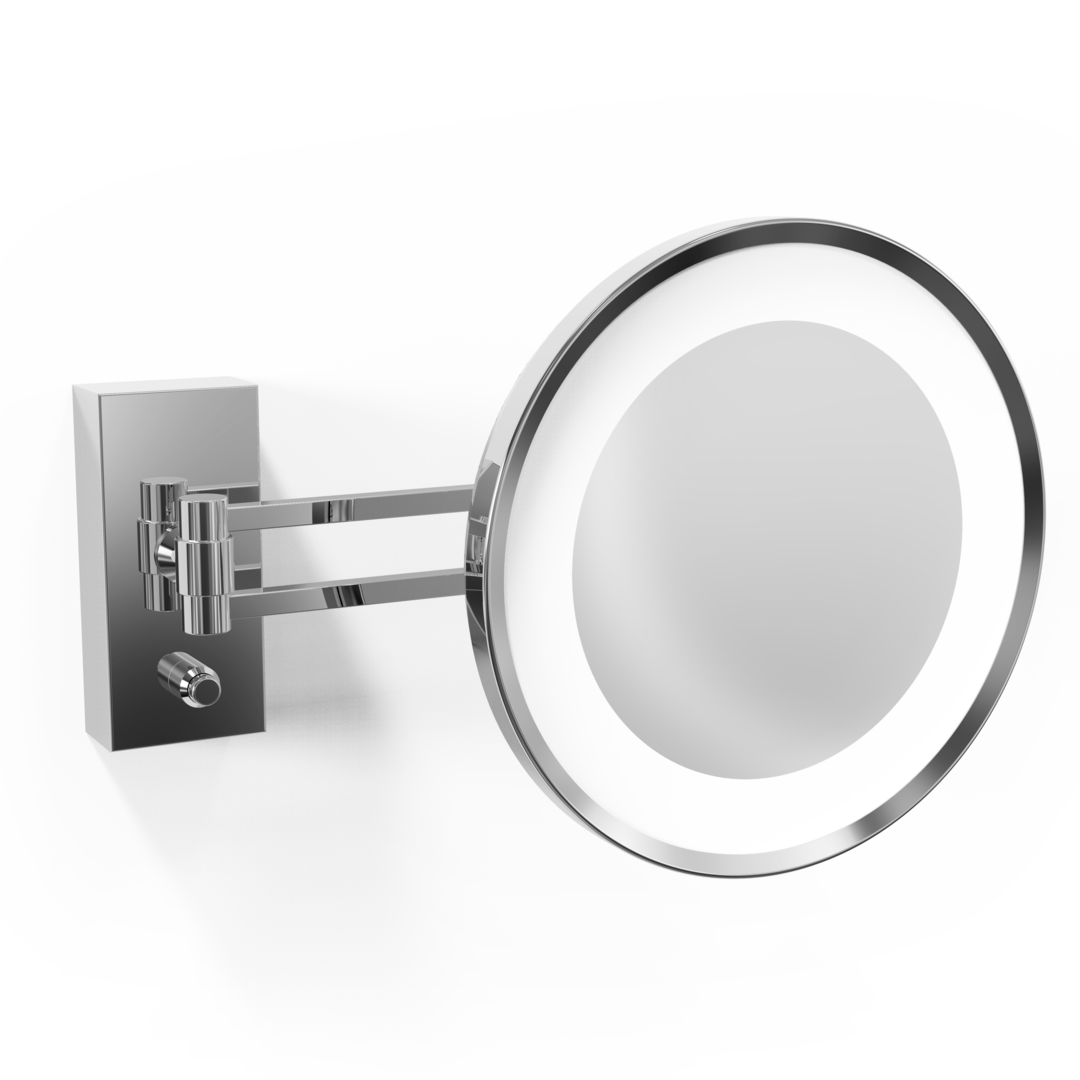 chrome led cosmetic mirror