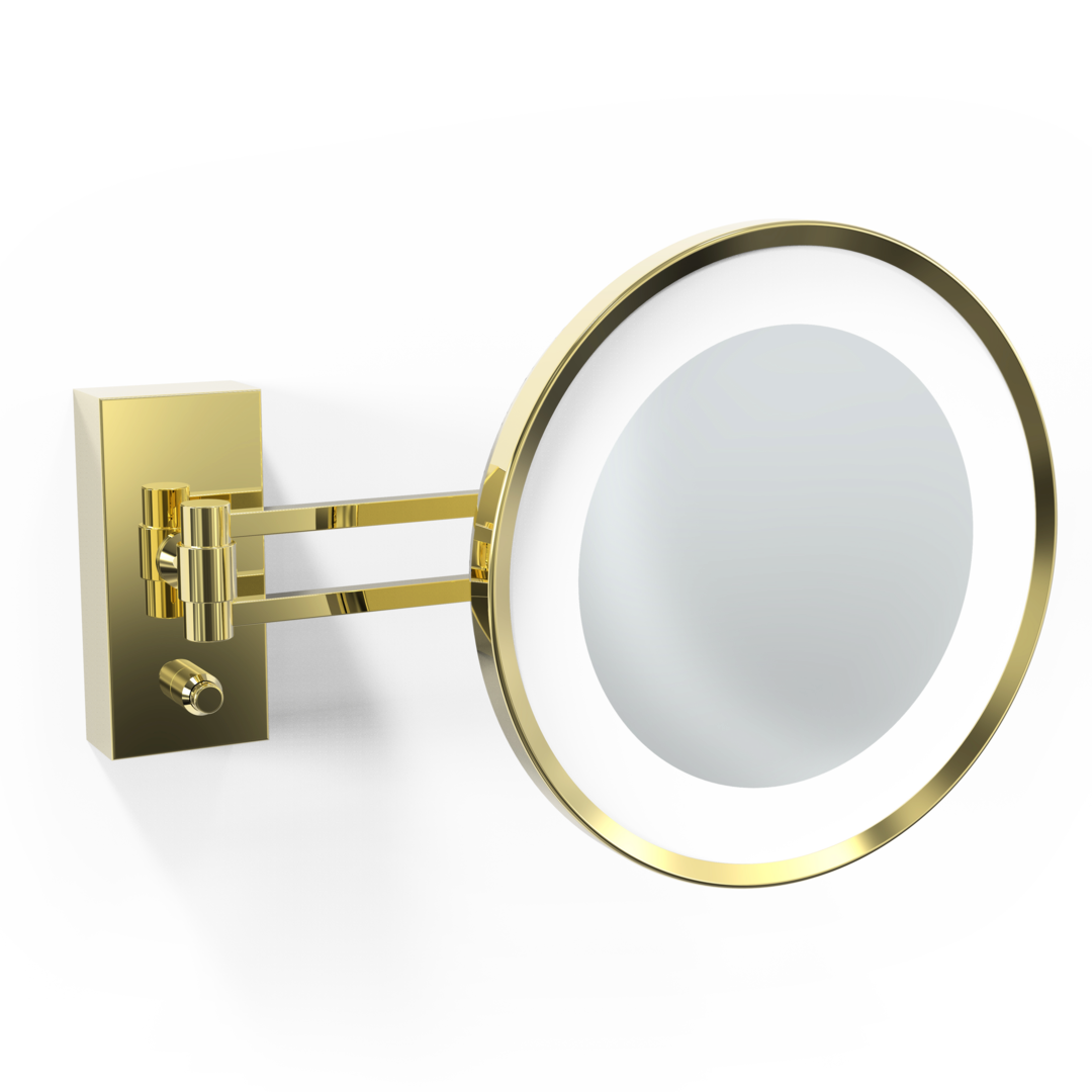 Decor Walther Corner LED Cosmetic Mirror Illuminated - 5x Magnification by Decor Walther