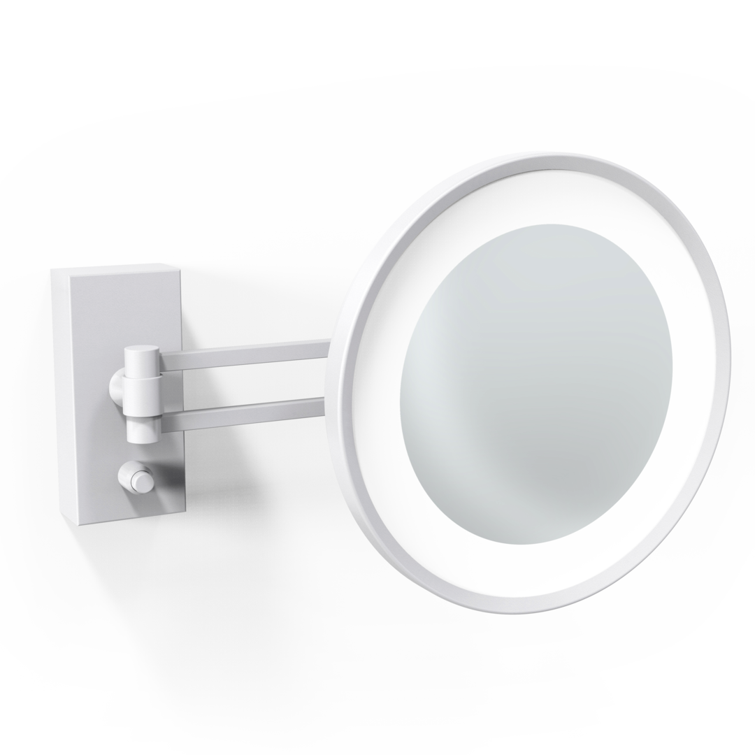 Decor Walther Corner LED Cosmetic Mirror Illuminated - 5x Magnification by Decor Walther