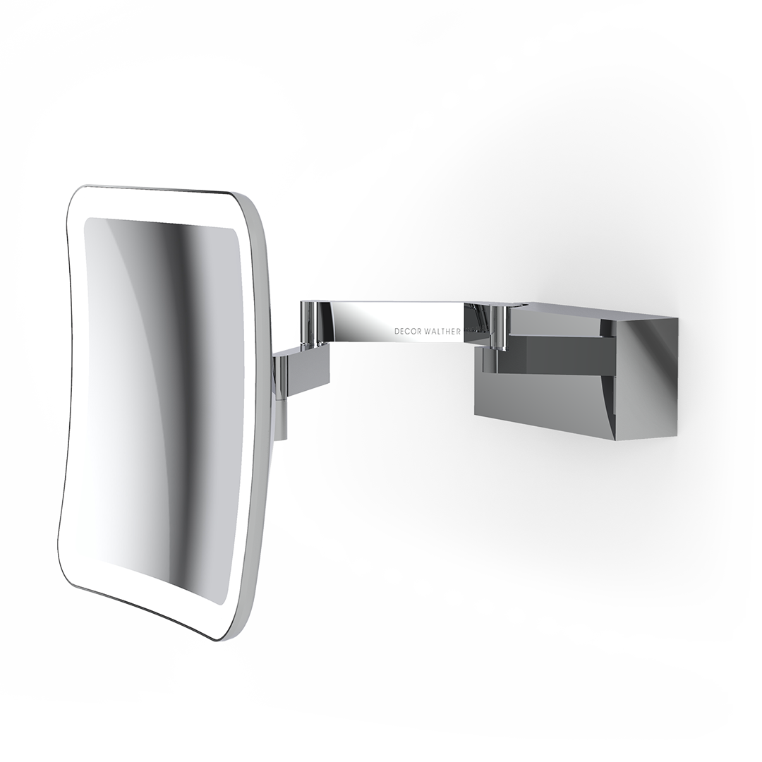 chrome cosmetic mirror
