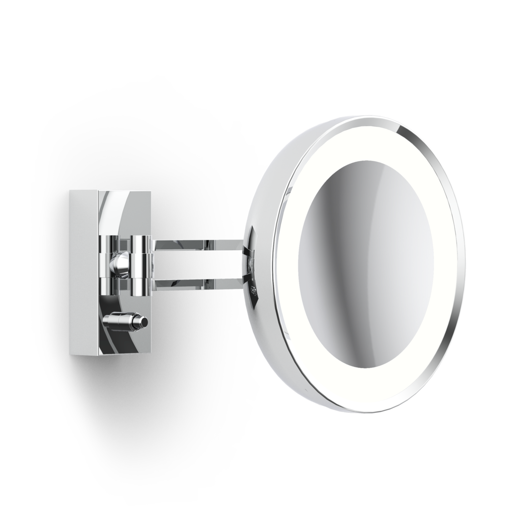 chrome led cosmetic mirror