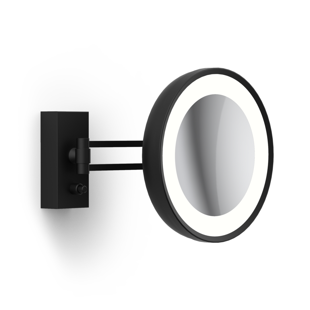 Decor Walther Corner LED Cosmetic Mirror Illuminated - 7x Magnification by Decor Walther