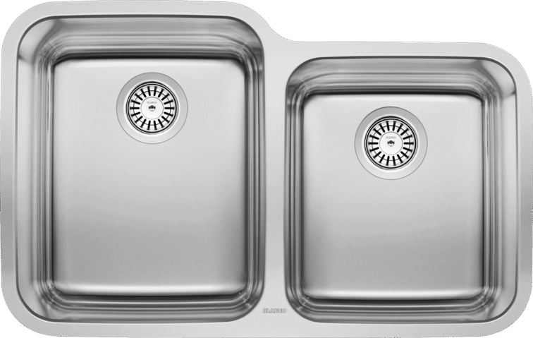 satin brushed stainless steel sink