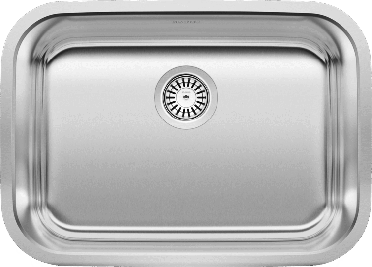 satin brushed stainless steel sink