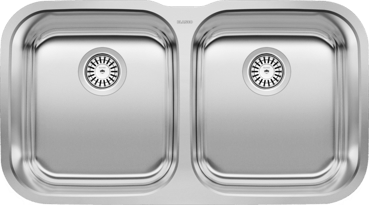 brushed stainless steel sink