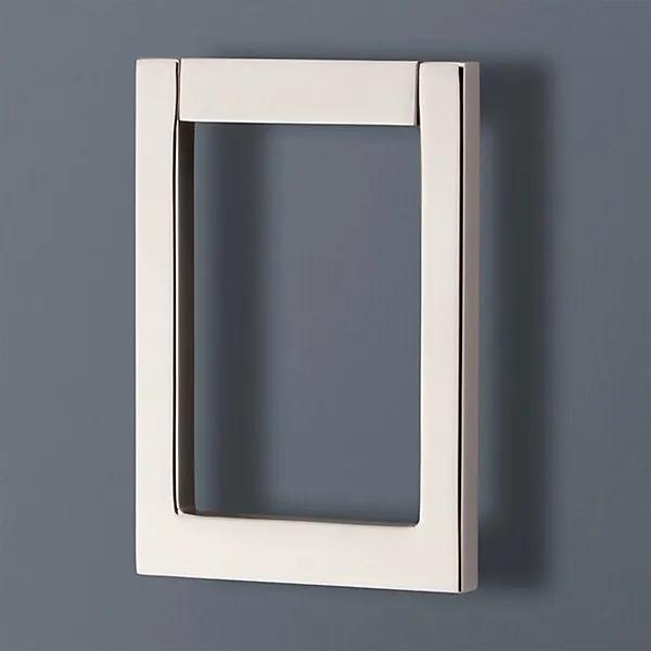 polished nickel knocker