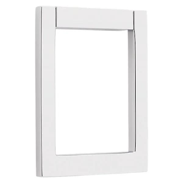 polished chrome knocker