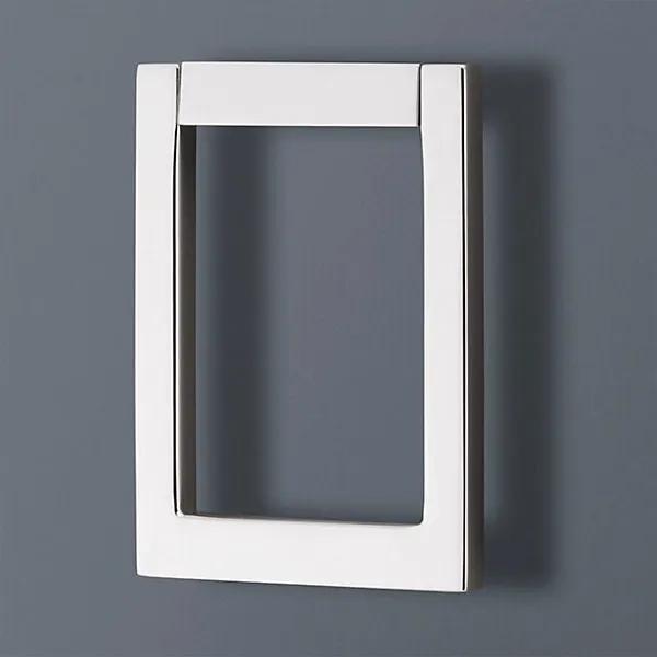 polished chrome knocker