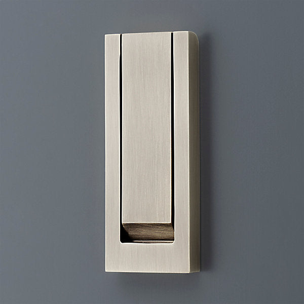 satin nickel knocker