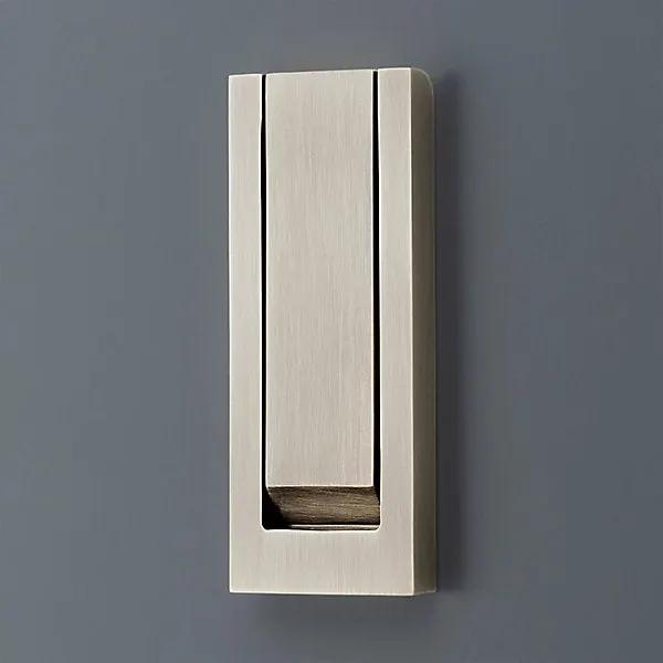 satin nickel knocker