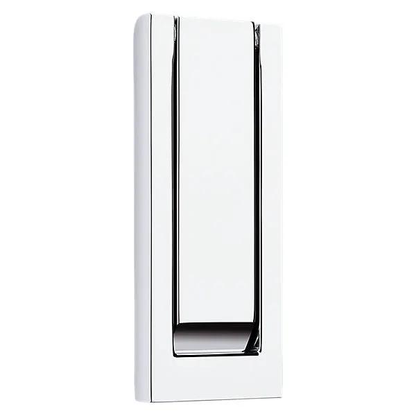 polished chrome knocker