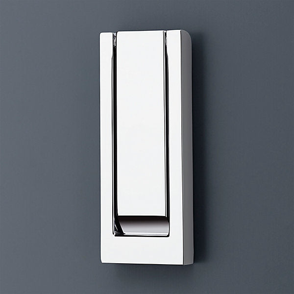 polished chrome knocker