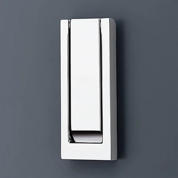 polished chrome knocker