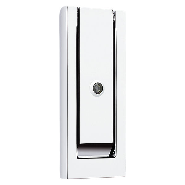 polished chrome knocker