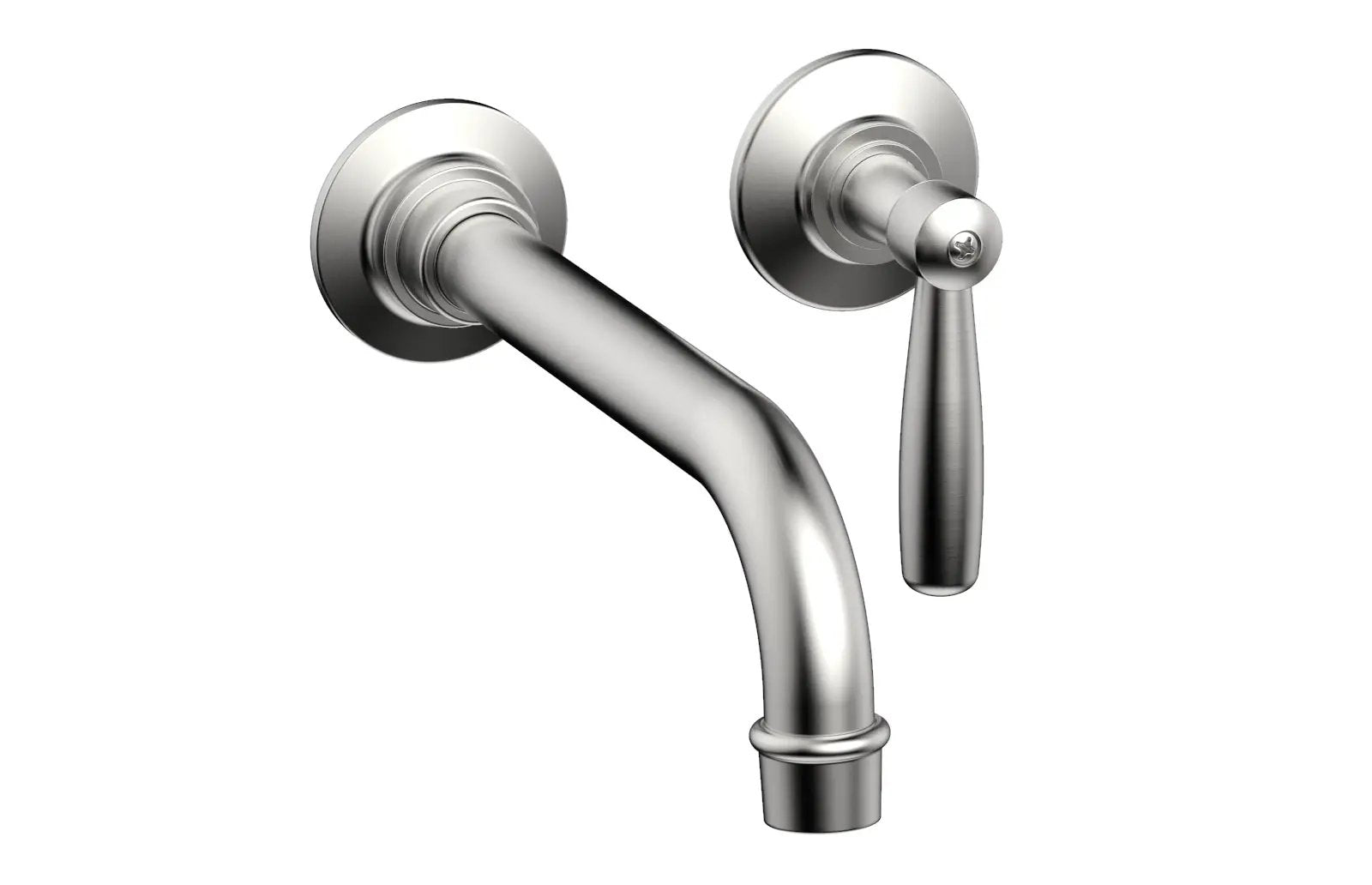 Phylrich WORKS Single Handle Wall Lavatory Set - Lever Handles by Phylrich