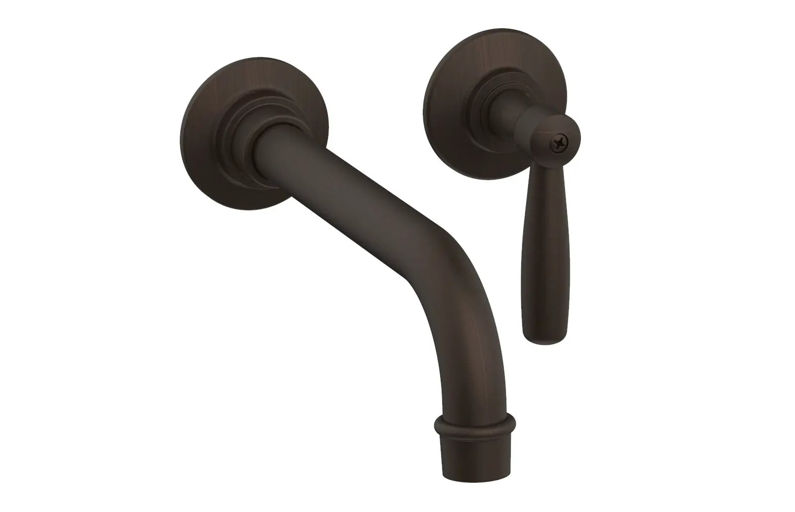Phylrich WORKS Single Handle Wall Lavatory Set - Lever Handles by Phylrich