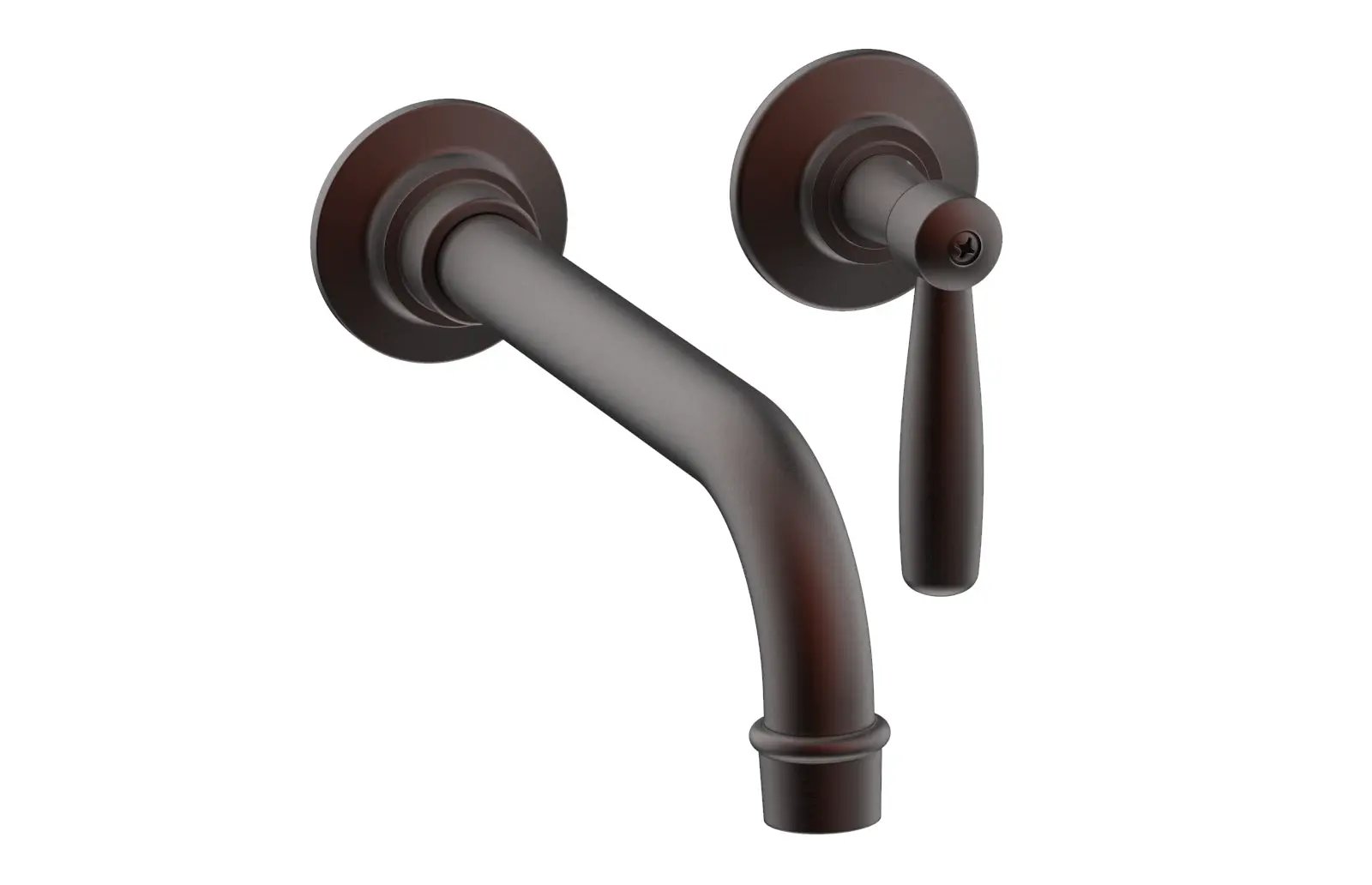 Phylrich WORKS Single Handle Wall Lavatory Set - Lever Handles by Phylrich