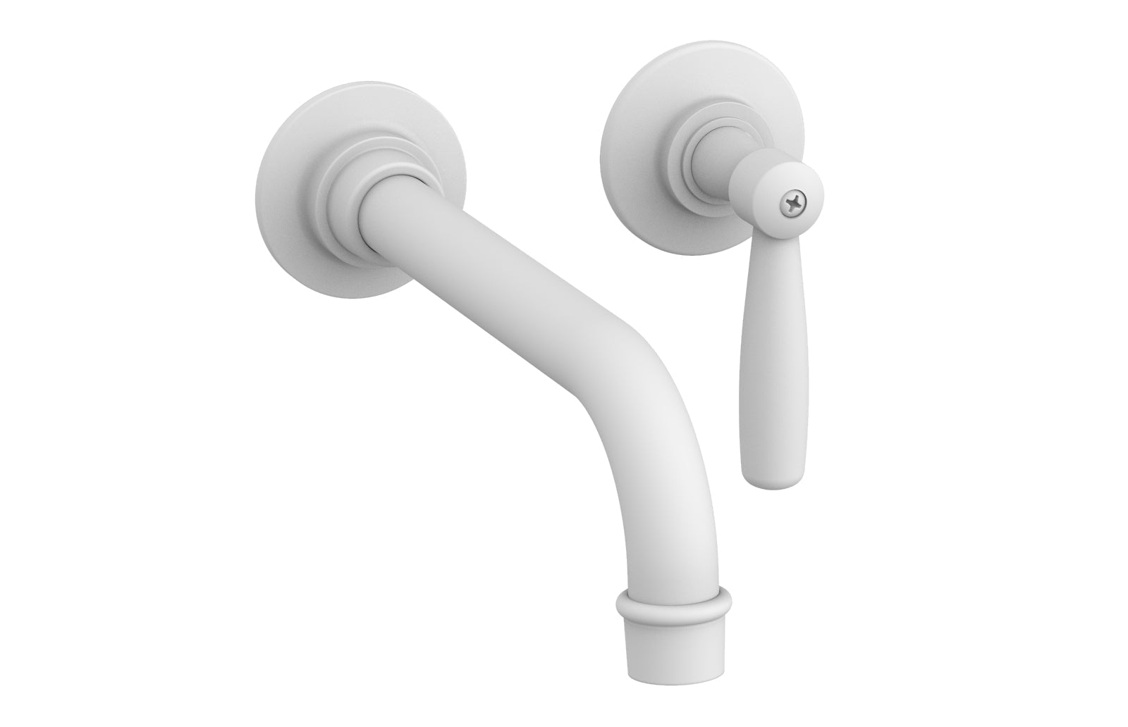 Phylrich WORKS Single Handle Wall Lavatory Set - Lever Handles