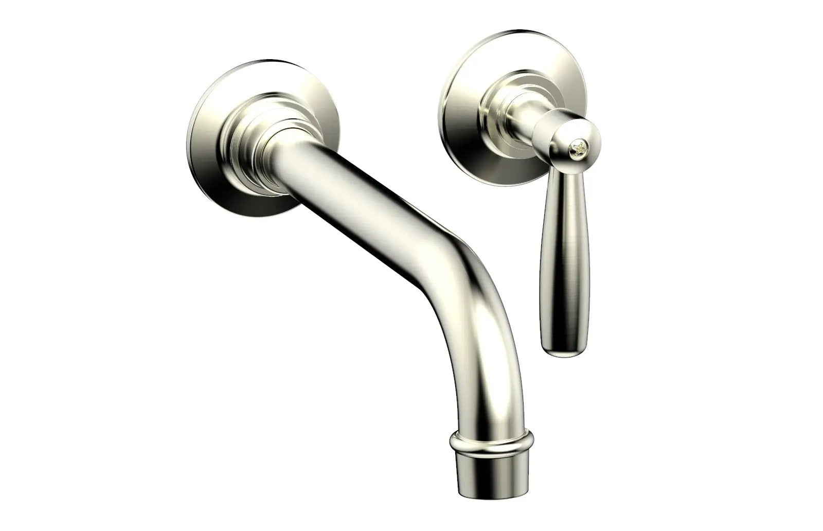Phylrich WORKS Single Handle Wall Lavatory Set - Lever Handles by Phylrich