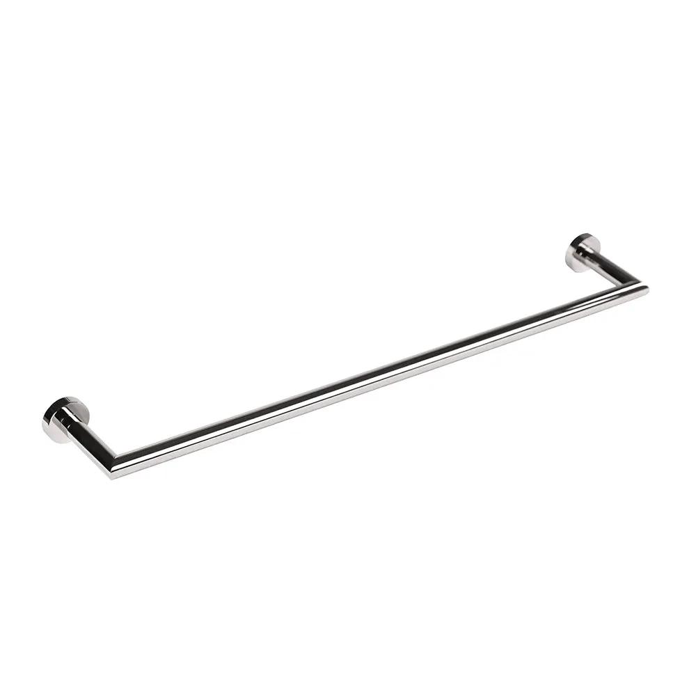polished chrome towel bar