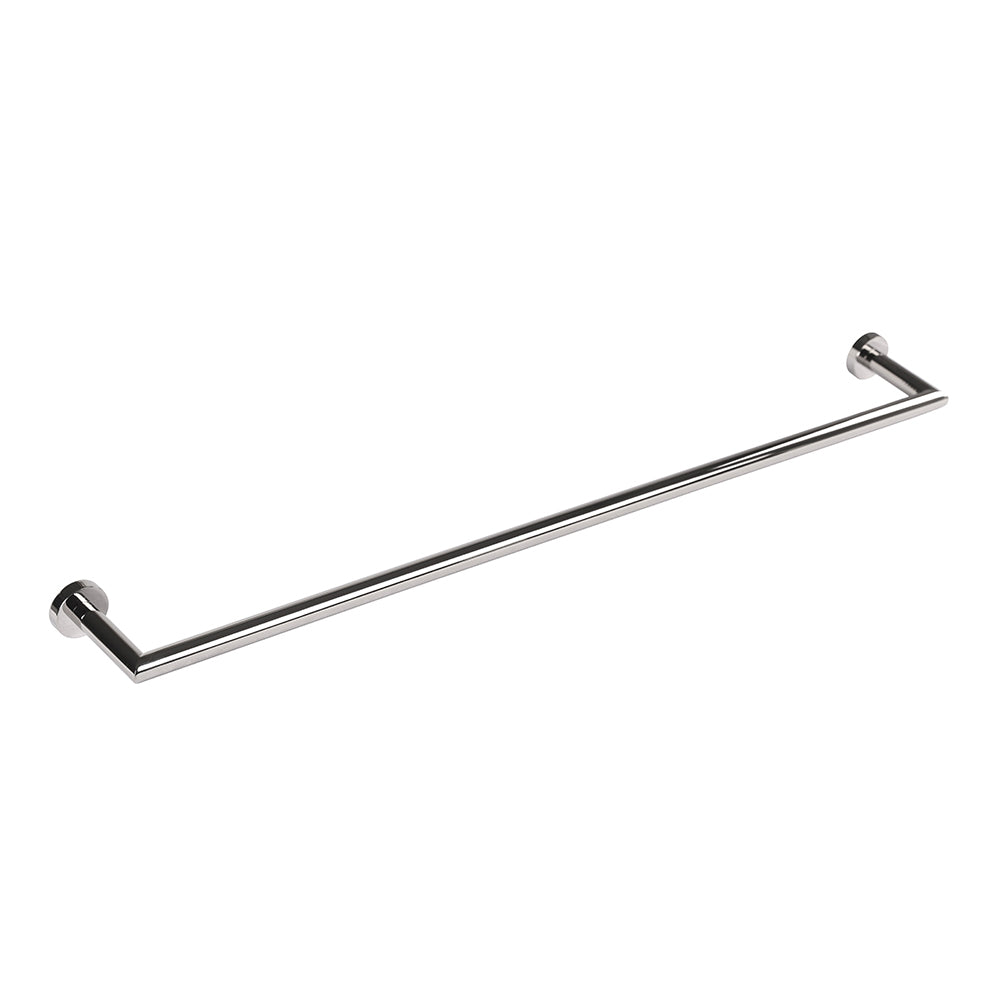 polished chrome towel bar