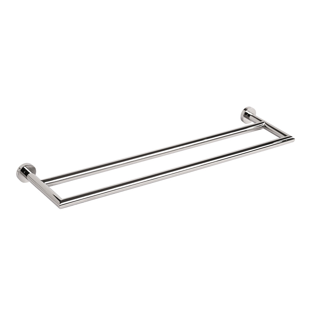 polished chrome towel bar