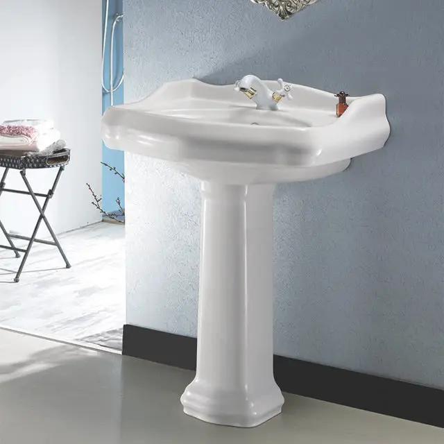 white bathroom sink