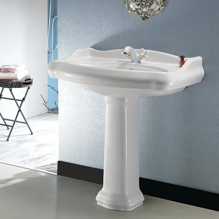 white bathroom sink