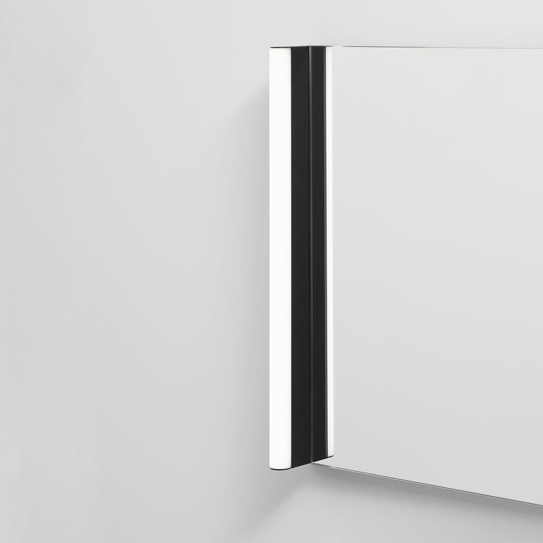 black matte wall light