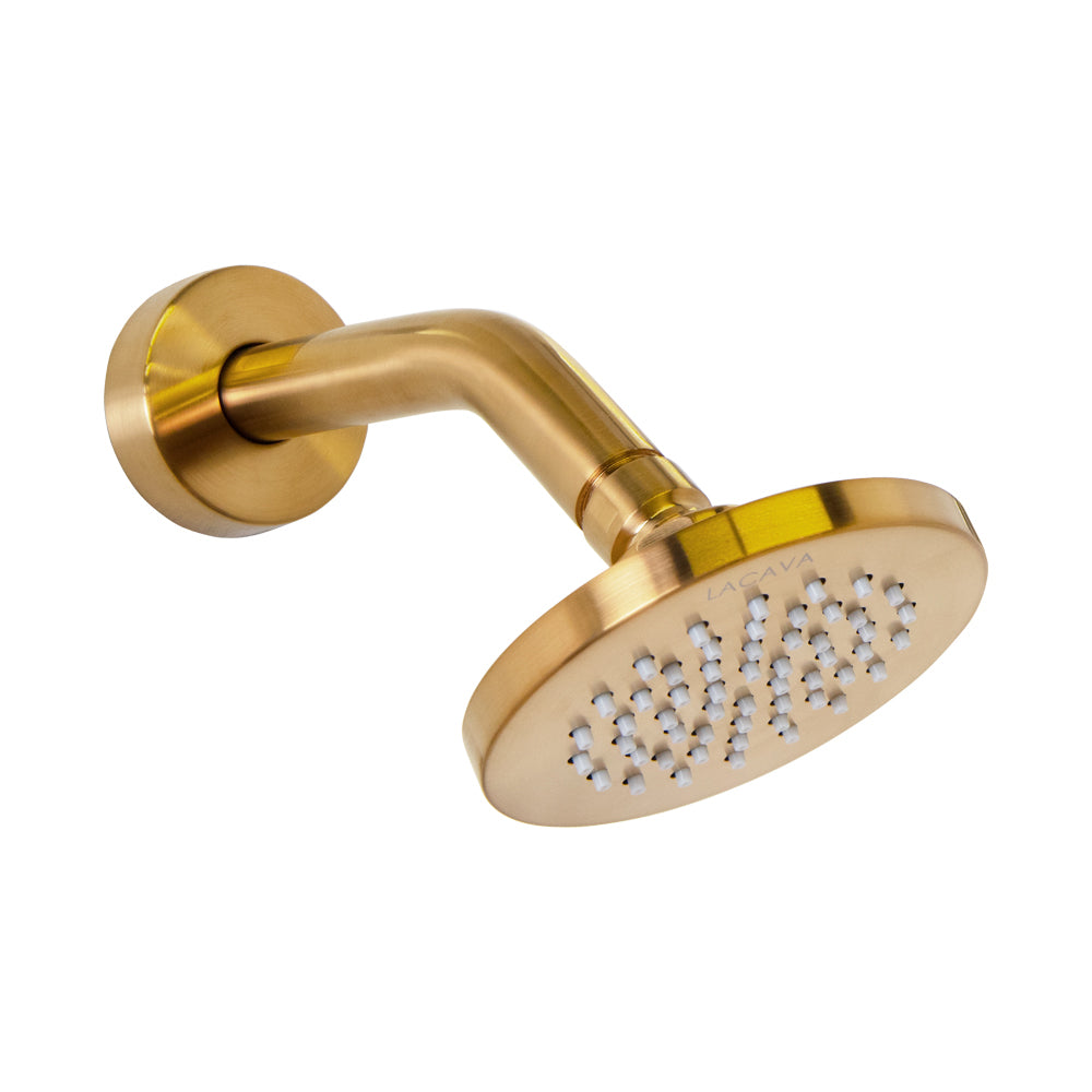 Lacava Minimal Wall-Mount Tilting Round Rain Shower Head