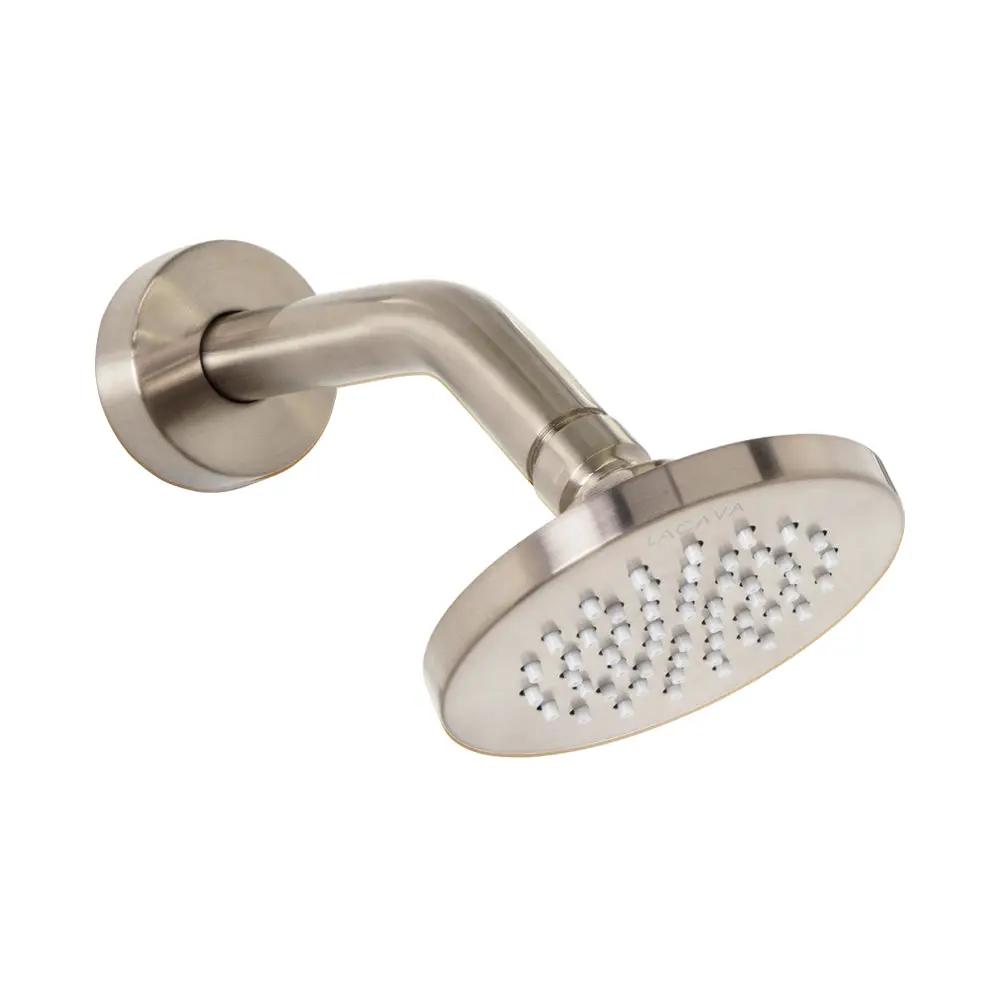 Lacava Minimal Wall-Mount Tilting Round Rain Shower Head by Lacava