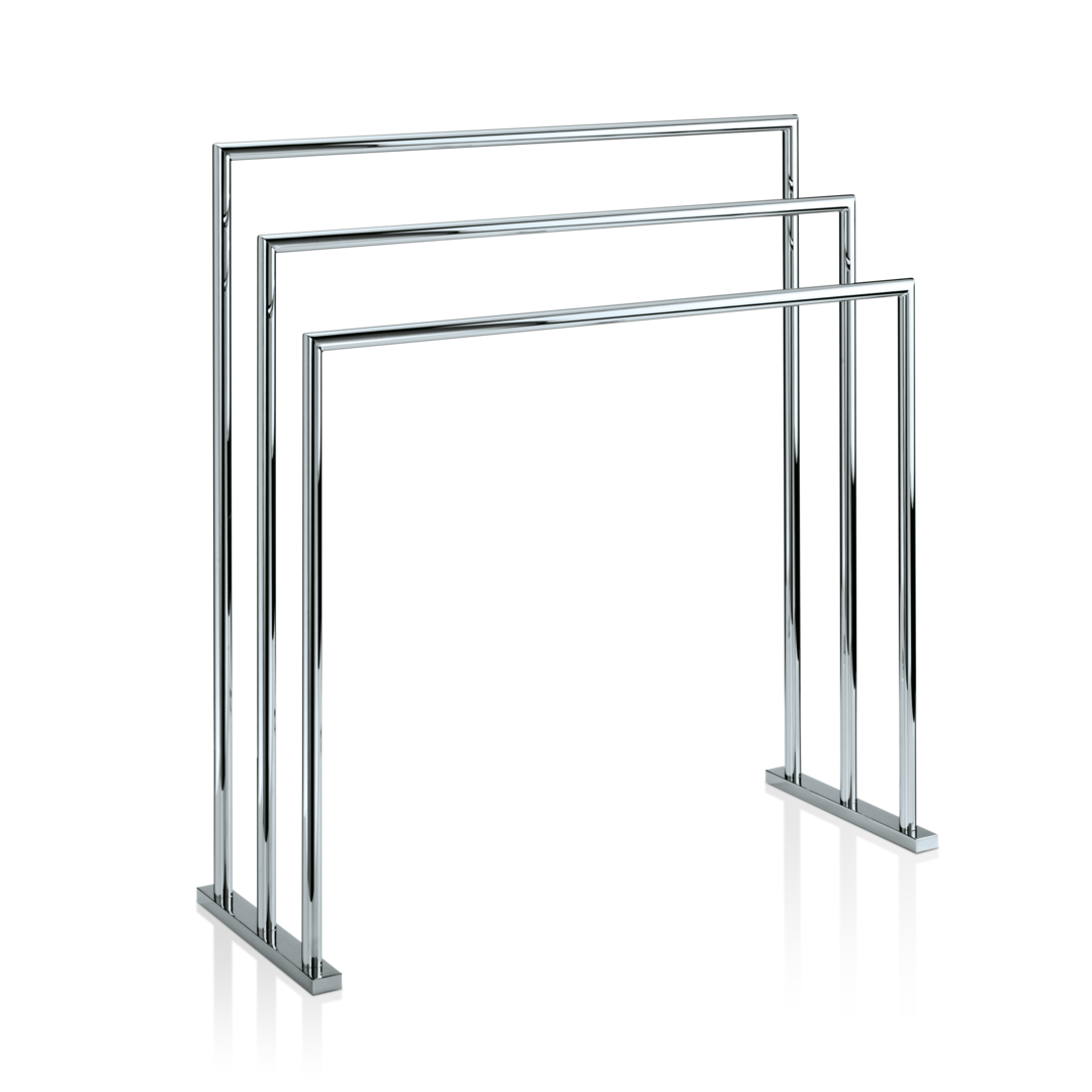 chrome towel stand