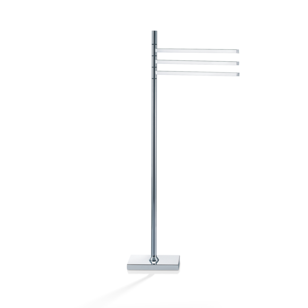 chrome towel stand