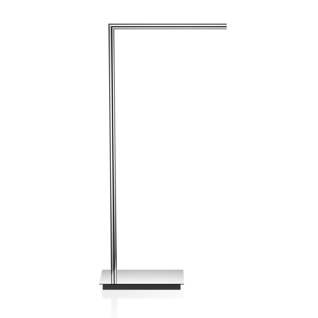 chrome towel stand