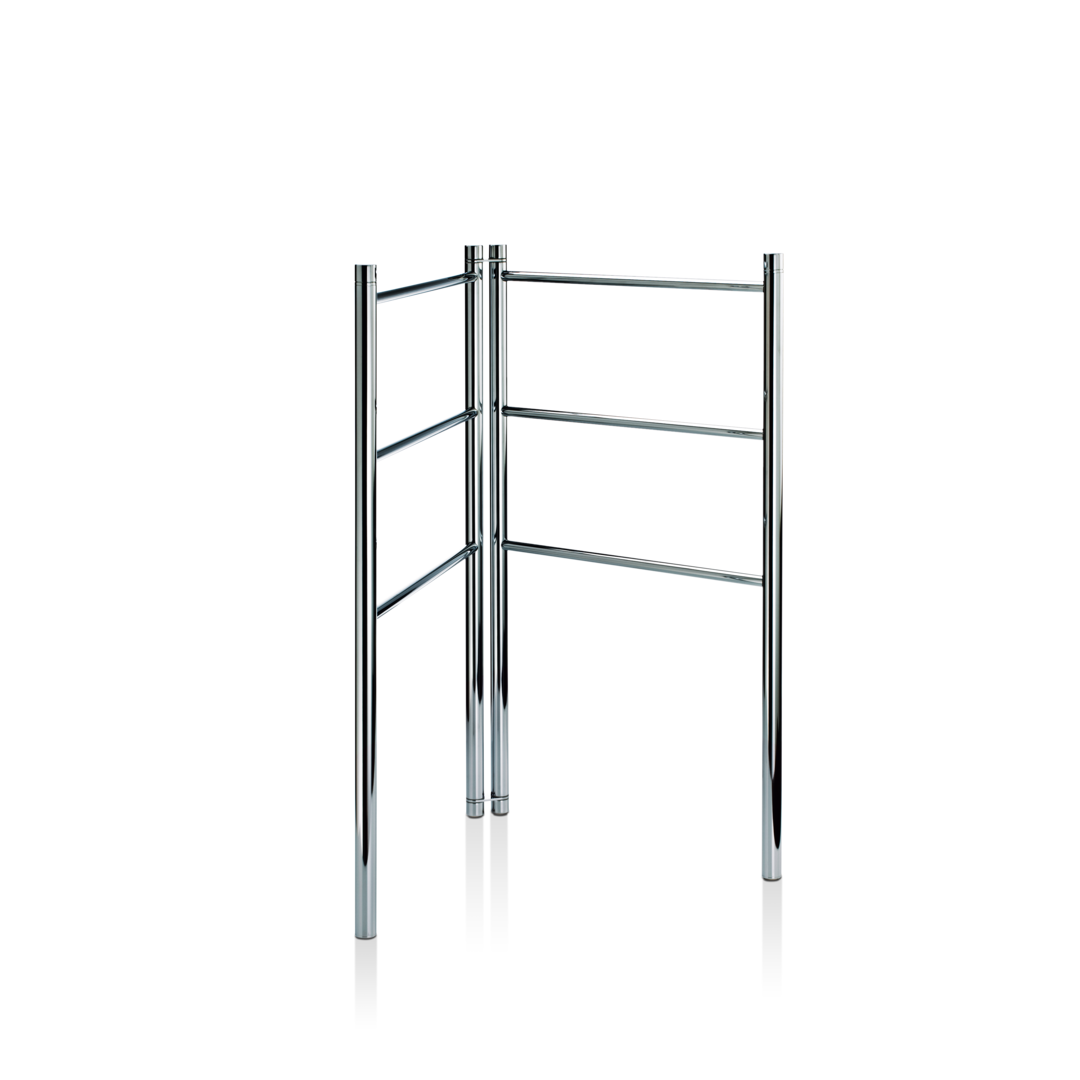 chrome towel stand