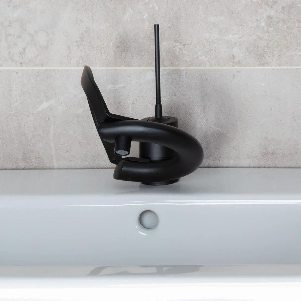 matte black faucet