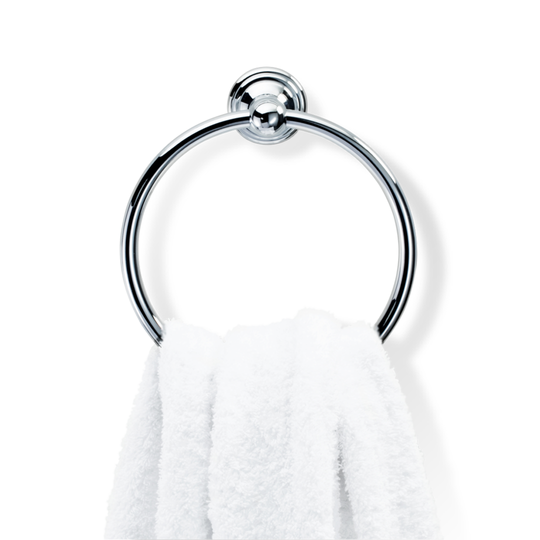 chrome towel ring