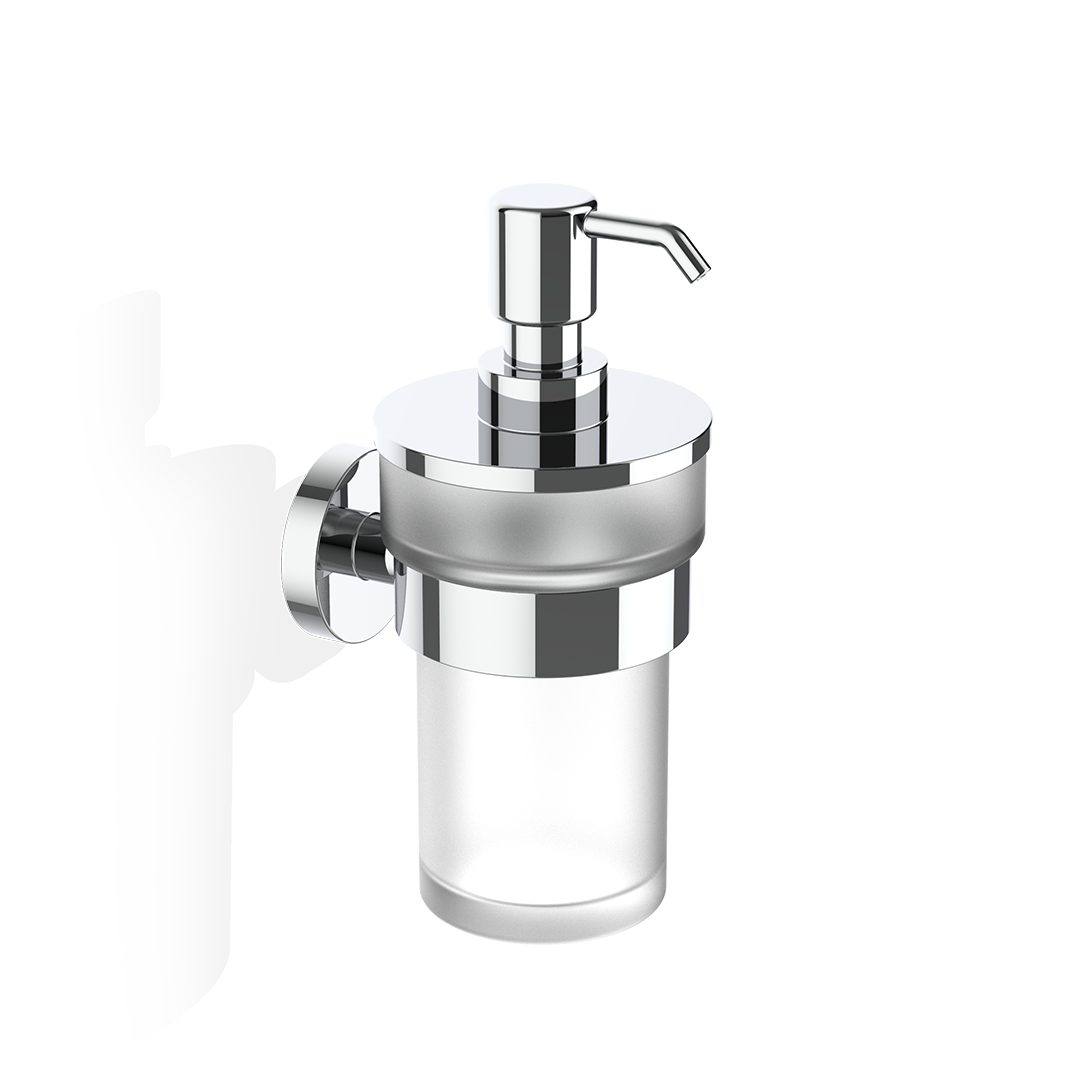 chrome soap dispenser