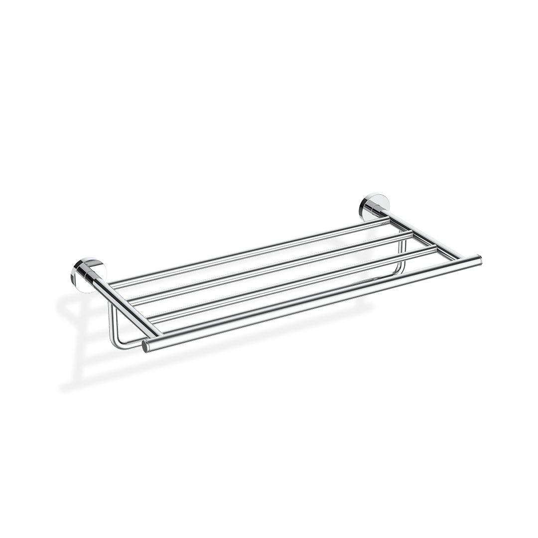 chrome towel rack