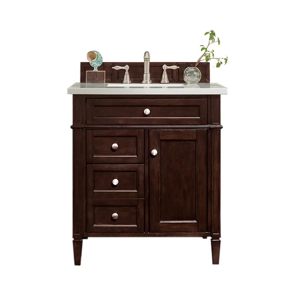 James Martin Brittany 30" Single Vanity Set - Burnished Mahogany by James Martin Vanities