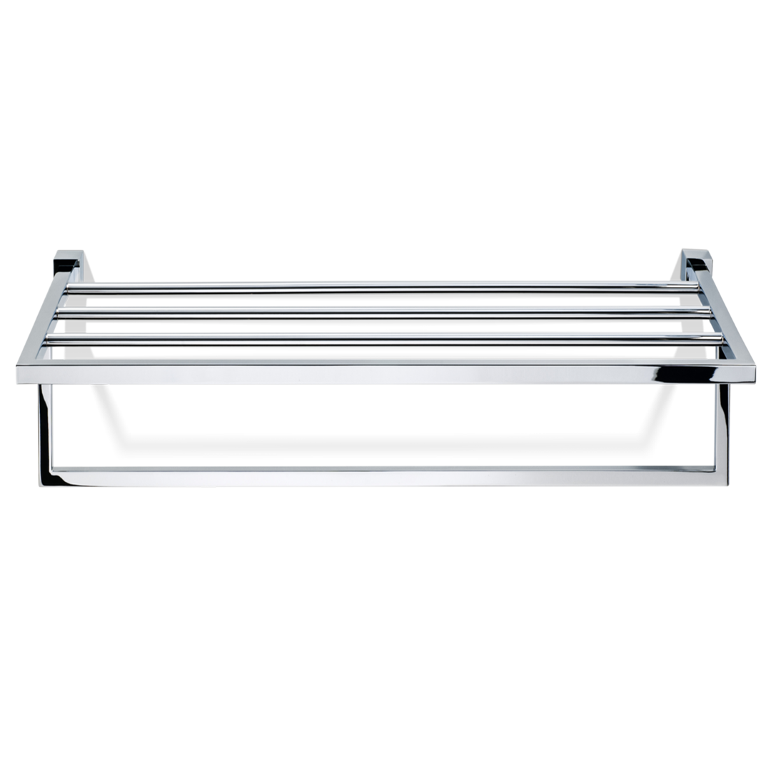 chrome towel rack